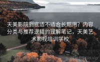 天美影院到底适不适合长期用？内容分类与推荐逻辑的理解笔记，天美艺术影视培训学校