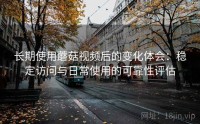 长期使用蘑菇视频后的变化体会：稳定访问与日常使用的可靠性评估