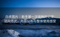 白虎图片｜新手第一次接触的记录：访问方式、内容分布与整体使用感受