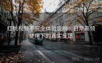 红桃视频不完全体验说明：日常高频使用下的真实反馈