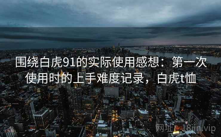围绕白虎91的实际使用感想：第一次使用时的上手难度记录，白虎t恤